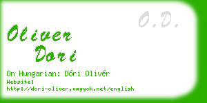 oliver dori business card